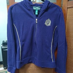 Lauren Active zip up jacket violet L